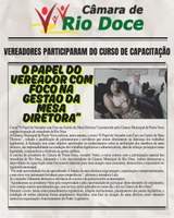 O papel do vereador com foco na gestão da mesa diretora”
