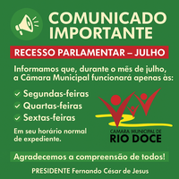 RECESSO PARLAMENTAR